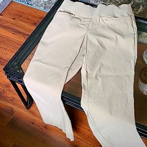 Womans petite khaki pants